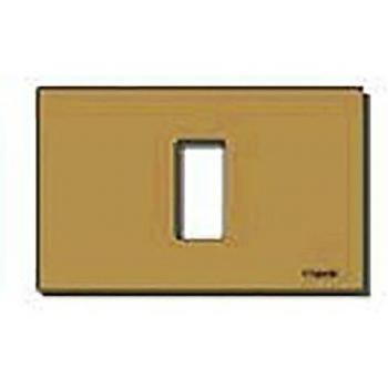 Vimar 1M Placca Scatto Alluminio Bronzo 08635.BR
