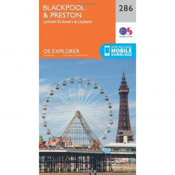 Ordnance Survey Map of Blackpool & Preston