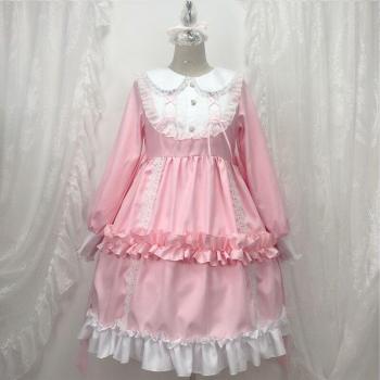 Rosy Reverie Victorian Lace Gown