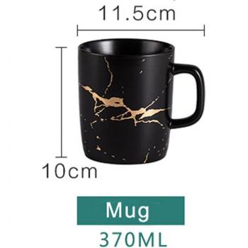 Colección Tazas de Té MUZITY en Porcelana Dorada
