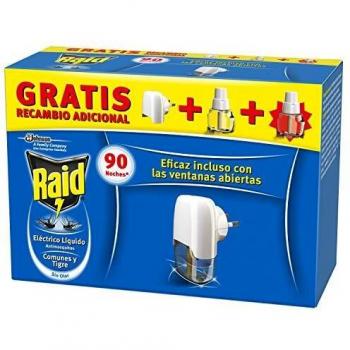 Raid Eléctrico Antimosquitos 1 Aparatos + 2 Recambios