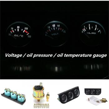 Kompaktanzeige für Auto: Öltemperatur, Spannung, Druck
