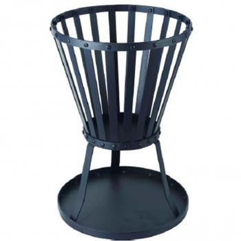 Twin 50cm High, 35cm Diameter Garden Log Burner and Heater Bowl Set