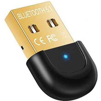 Transmisor Receptor Bluetooth 5.1 USB 2.0 para Computadora