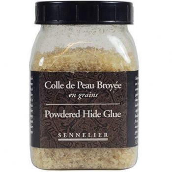 Adhésif pour peinture à l’huile en grains de peau de lapin, 100 g SENNELIER