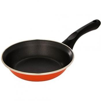 Tazón de Cocción Naranja 18 cm con Acero Esmaltado