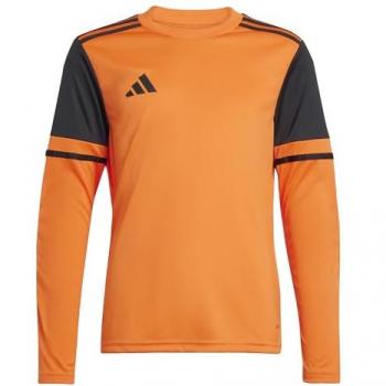 Adidas Squadra 25 Long Sleeve Goalkeeper Top – Orange/Black (7‑8 yrs)