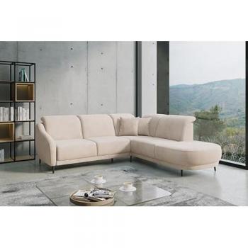 Ecksofa SIT & MORE Blues L-Form, beige