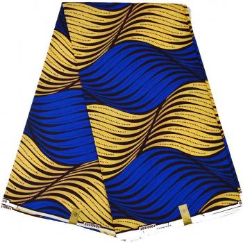 Super Real Wax Print Fabric 100% Cotton 6 Yards