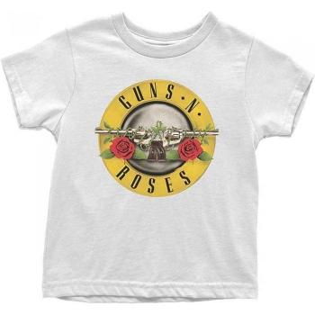 Camiseta Clásica Guns N Roses para Niños 2 Años Blanca