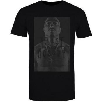 Tupac Trust Nobody Black Tee for Women