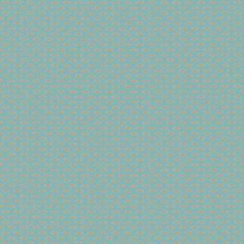 Shimmering Turquoise/Gold Non-Woven Wallpaper