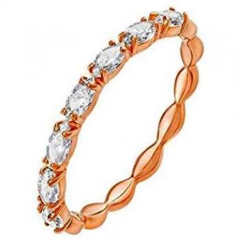 Anillo de Acero Inoxidable Swarovski Rosa 5366571