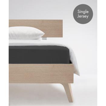 Fleuresse Spindellaken Jenny C, feines Mako‑Jersey, Gummizug