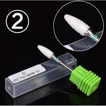 Ceramic Pedicure Drill Bit for Nail Tools
