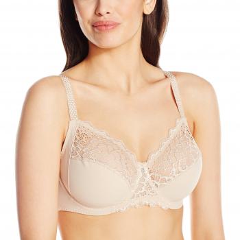 Elegant Beige Full-Cup Bra by Simone Perele – Size 38C