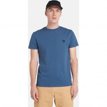 Timberland Dunstan River Slim Fit Crew Neck T-Shirt for Men in Navy, Size XL