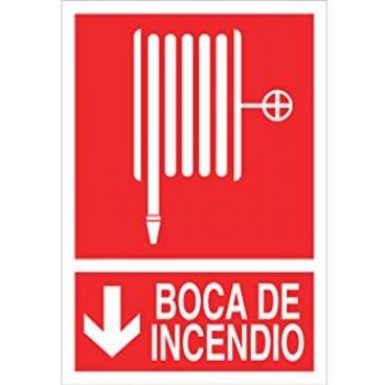 Señal de advertencia luminiscente 210x148mm. mangueras de compresor