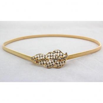 Decorative Fox Buckle Wedding Belt in Gold and Silver