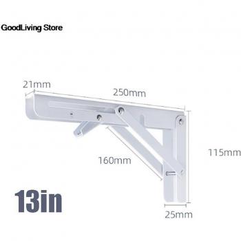 Support mural pliable en inox, 1 composant