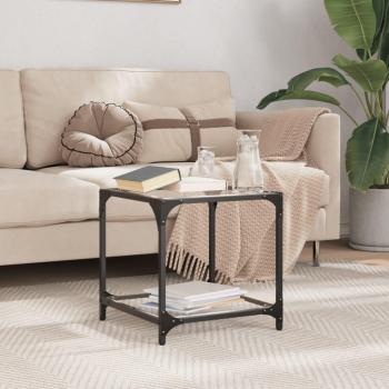 Black Glass Top Coffee Table by Vidaxl