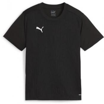 Puma Junior Training Trikot Kinder – teamFINAL – Kurzarm – Schwarz 140