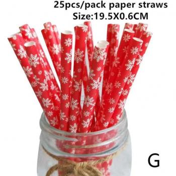 Set de Pailles de Noël