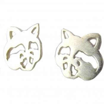 Set de Boucles Raton Laveur Métalliques 8x8 mm