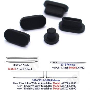 Kit Antipolvo Silicona para MacBook 13/15/11