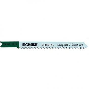 Hoja de sierra calar para madera IRONSIDE, 5 uds, longitud 100 mm