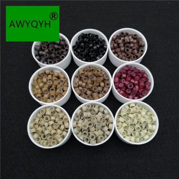 5000pcs 5.0mm Micro Rings for Feather Hair Extensions