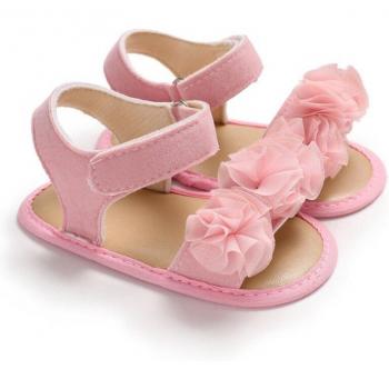 Prewalkers Floral Soft‑Sole Baby Girl Sandals