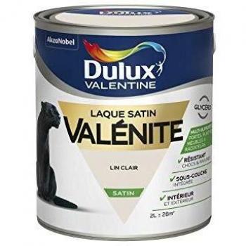 Dulux Valentine Laque Glycéro Satin Lin Clair 2L