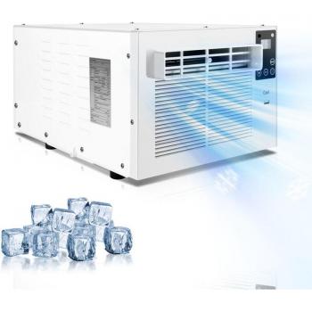 Climatiseur silencieux 2400BTU portable anthracite classe A+