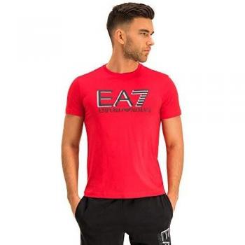 Emporio Armani EA7 T-shirt Masculina Racing Rosso M