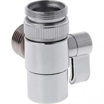 Kitchen Bathroom Brass Valve Diverter Faucet Adapter M22 X M24