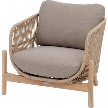 Outdoor Loungesessel Deona aus Akazienholz