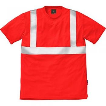 Warnschutz T-Shirt Fristads Kl. 2 7411 TP Rot Größe S