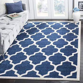 Safavieh 6x9 Navy Trellis Area Rug
