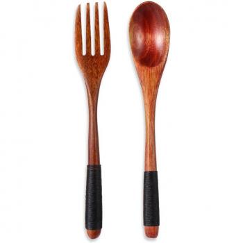 Vajilla de Madera para Frutas y Té