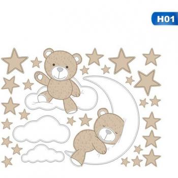 Pintura Mural Oso Celestial