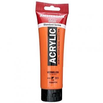 Ámsterdam pintura acrílica 120 ml color bermellón