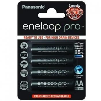 Blister 4 unidades Eneloop Pro 2450 mAh Panasonic