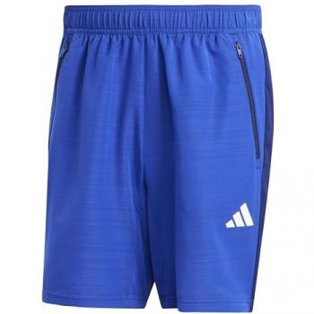 Dark Blue Melange Woven Training Shorts – Adidas, 7 XL for Men