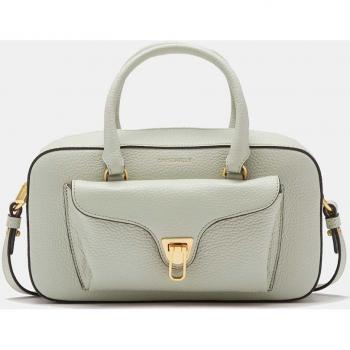 Bolso de Cuero Verde Coccinelle con Asa y Correa