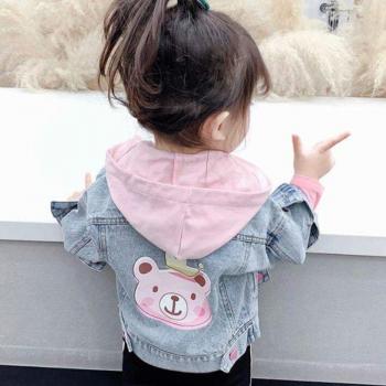 Children's Cartoon Denim Jacket