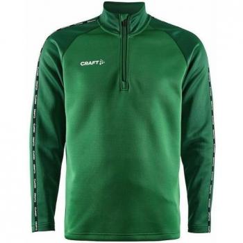 Sudadera Verde Media Cremallera Craft Squad 2.0 para Hombre
