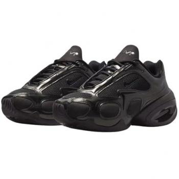Nike Air Max Women’s Black Leather 3‑Size Sneakers