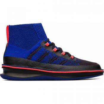Camper Rolling Classic Blue‑Black Ankle Bootie – 10 US (41 EU)