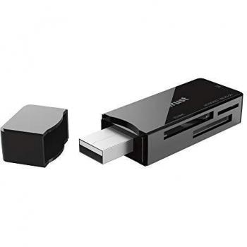 Lecteur de cartes USB 2.0 Trust Nanga Multi-Slots Noir